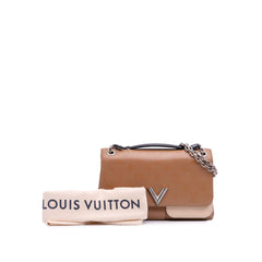 Monogram Cuir Plume Ecume Very Chain Satchel