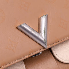 Monogram Cuir Plume Ecume Very Chain Satchel