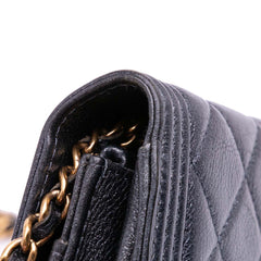 Quilted Lambskin Boy Wallet On Chain