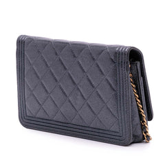 Quilted Lambskin Boy Wallet On Chain