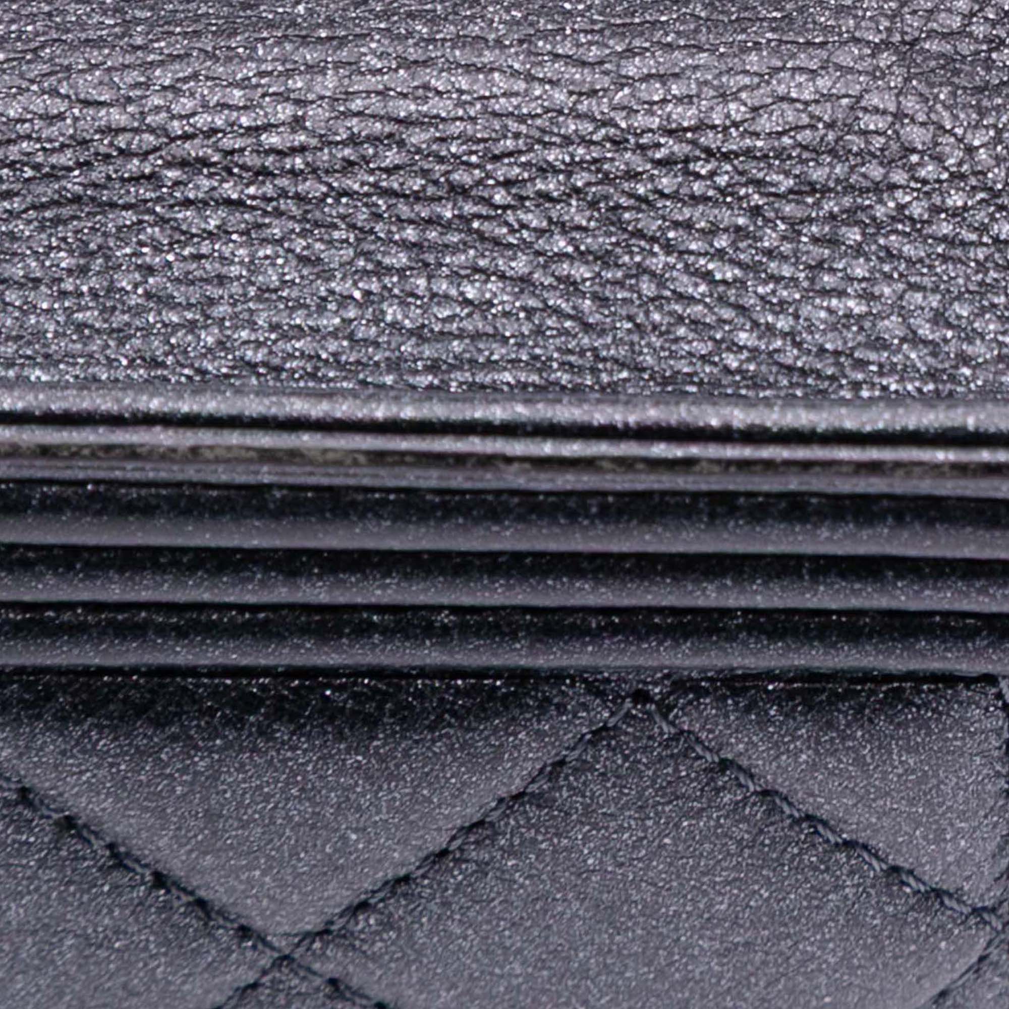 Quilted Lambskin Boy Wallet On Chain
