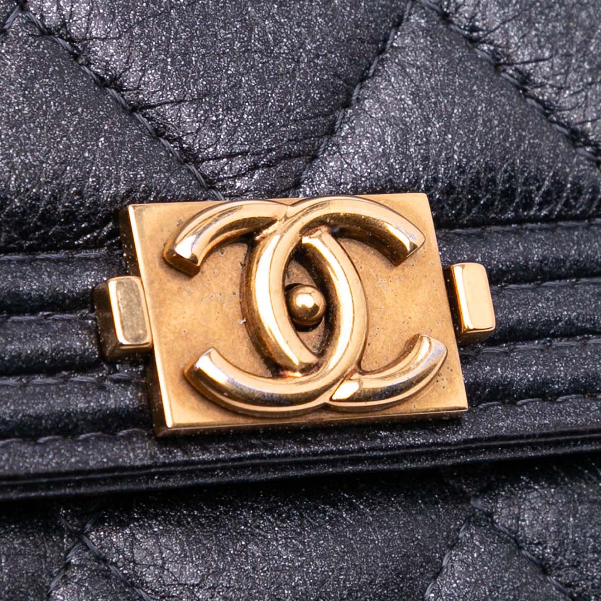 Quilted Lambskin Boy Wallet On Chain
