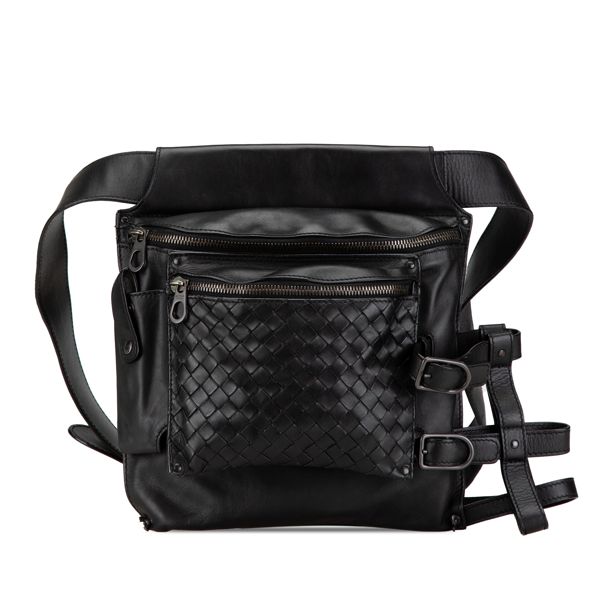 Nappa Intrecciato Utility Belt Bag