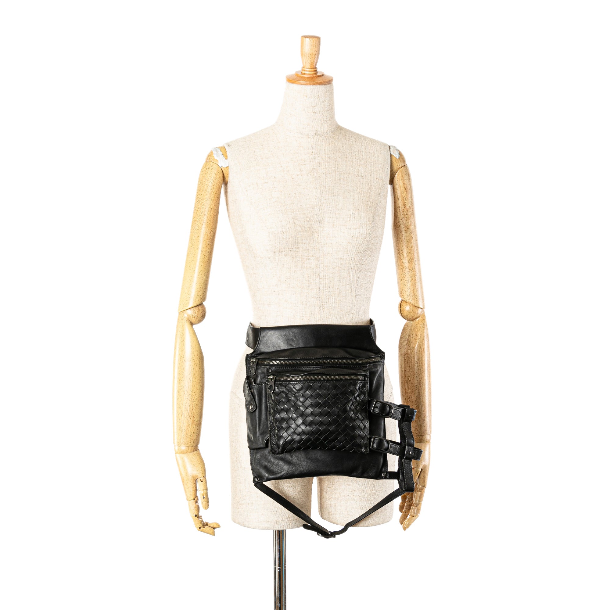 Nappa Intrecciato Utility Belt Bag