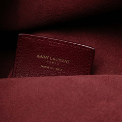 Leather North South Shopper Tote