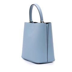 Medium Saffiano Cuir Panier Satchel