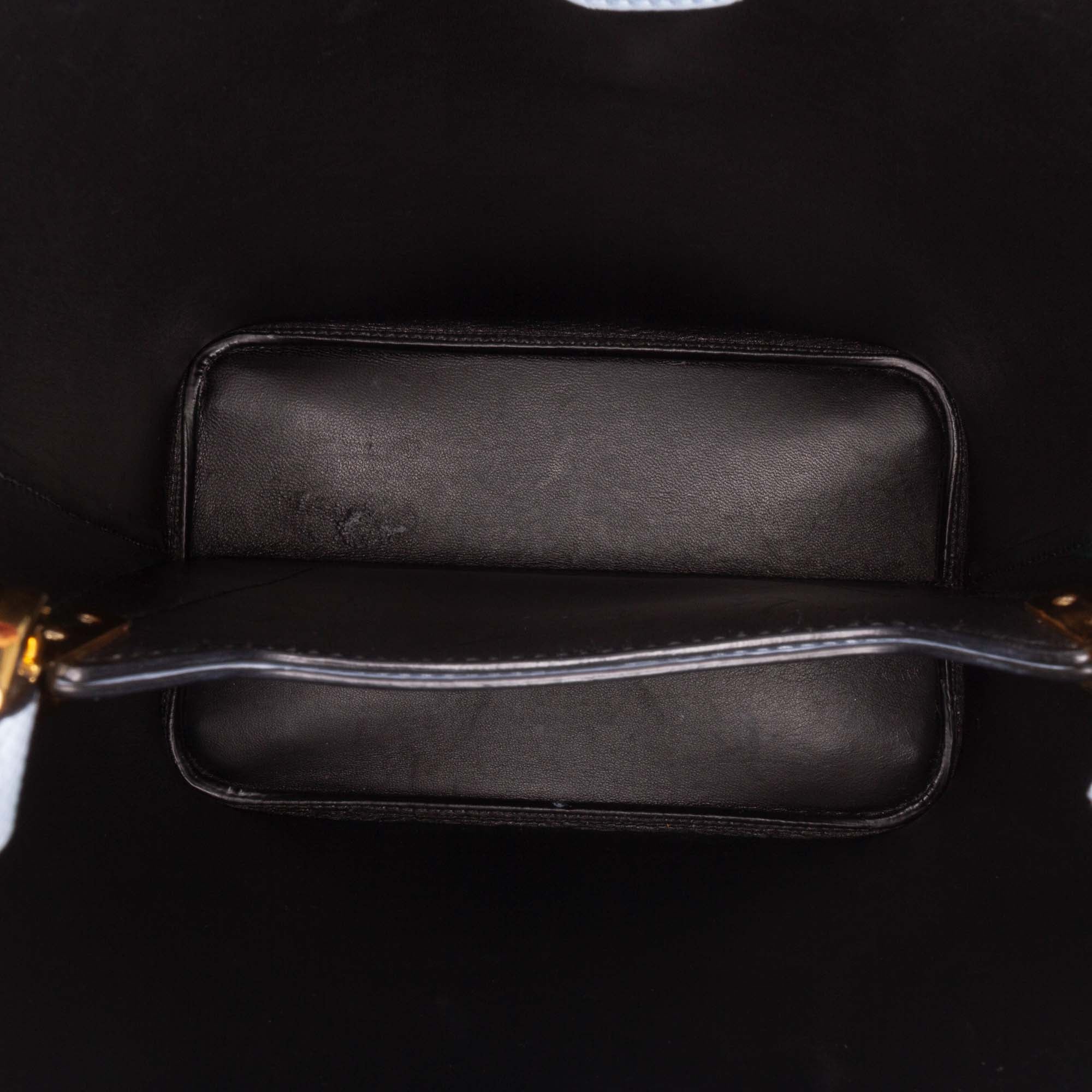 Medium Saffiano Cuir Panier Satchel