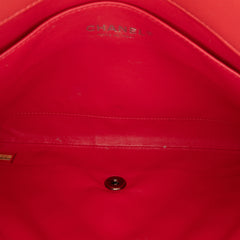 CC Quilted Patent Clutch with Chain