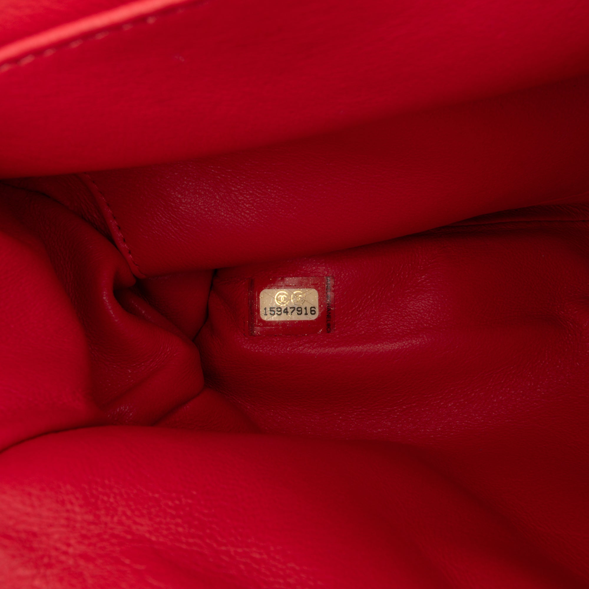 CC Quilted Patent Clutch with Chain