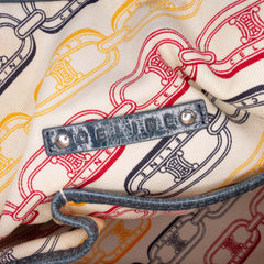 Crinkled Patent Macadam Shoulder Bag