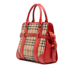 Haymarket Check Coated Canvas Minford Portrait Satchel