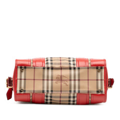 Haymarket Check Coated Canvas Minford Portrait Satchel
