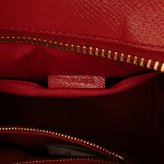 Haymarket Check Coated Canvas Minford Portrait Satchel