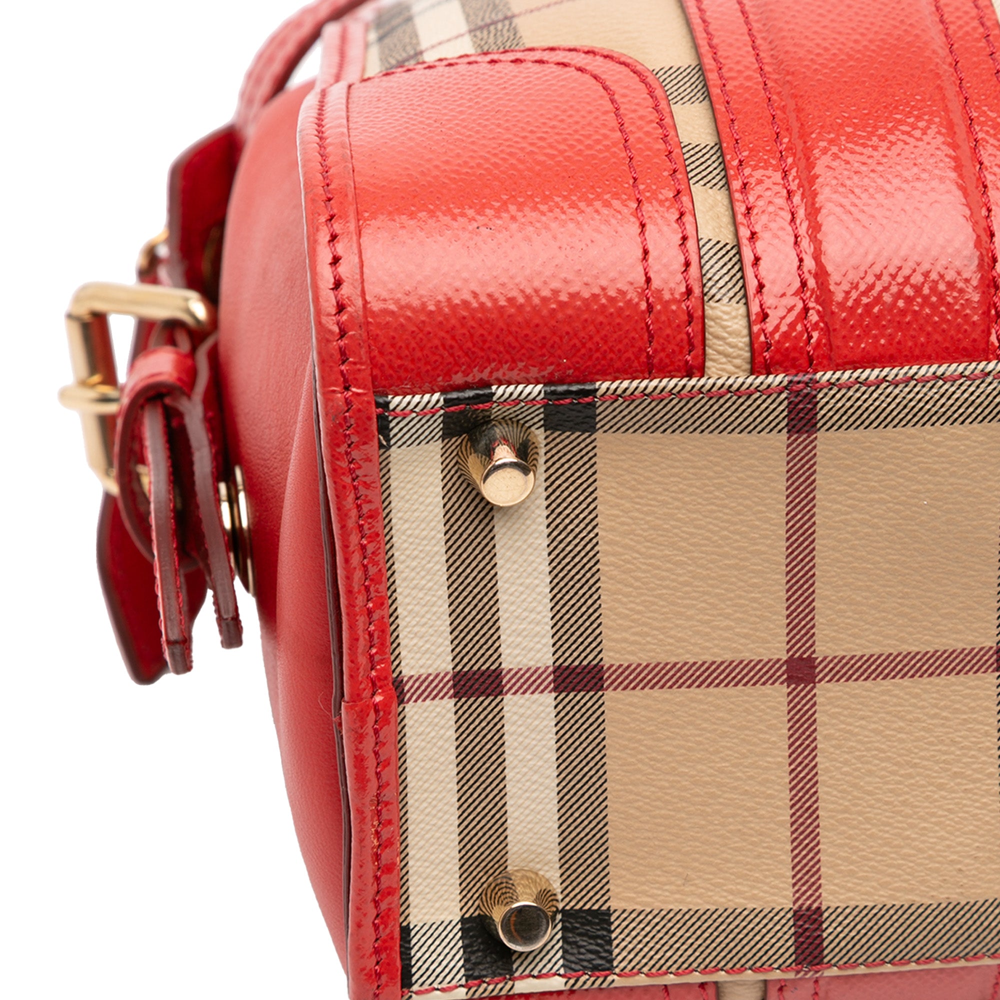 Haymarket Check Coated Canvas Minford Portrait Satchel