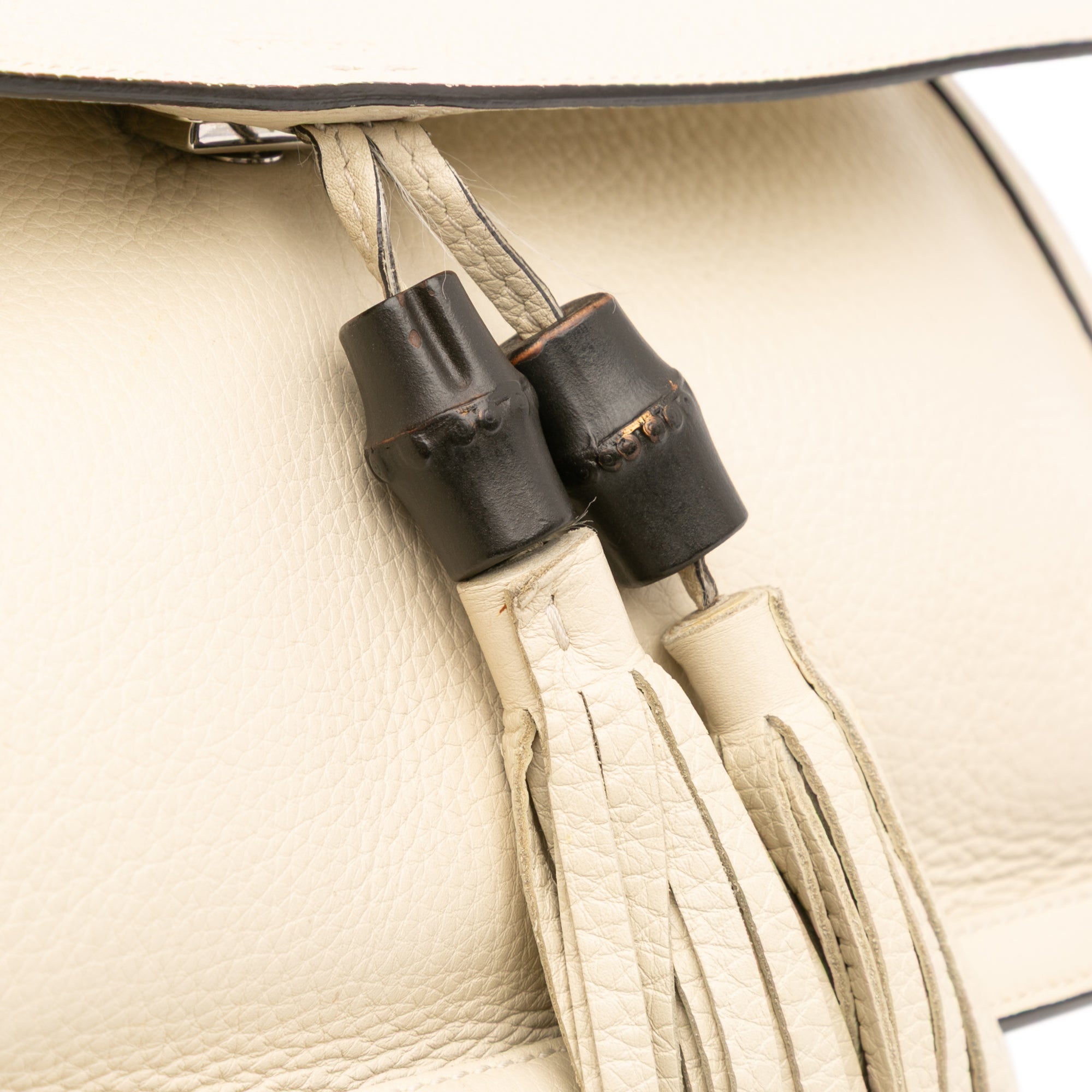 Medium Leather Bamboo Daily Crossbody