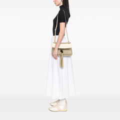 Medium Leather Bamboo Daily Crossbody