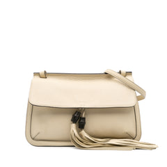 Medium Leather Bamboo Daily Crossbody