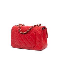 Mini Rectangular Classic Lambskin Single Flap