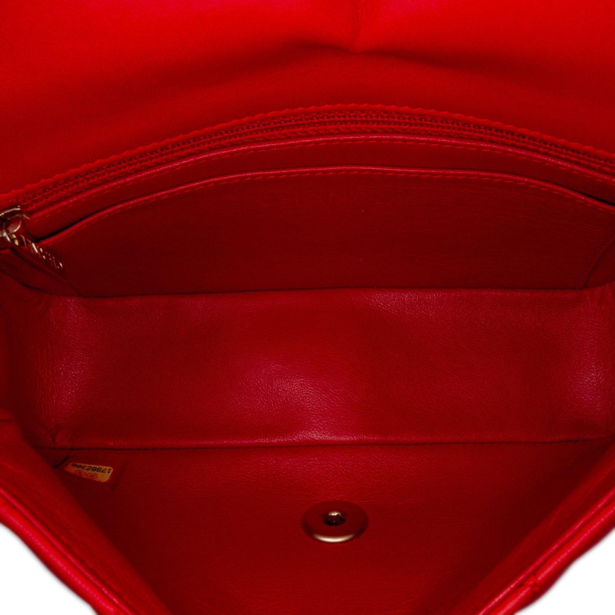 Mini Rectangular Classic Lambskin Single Flap