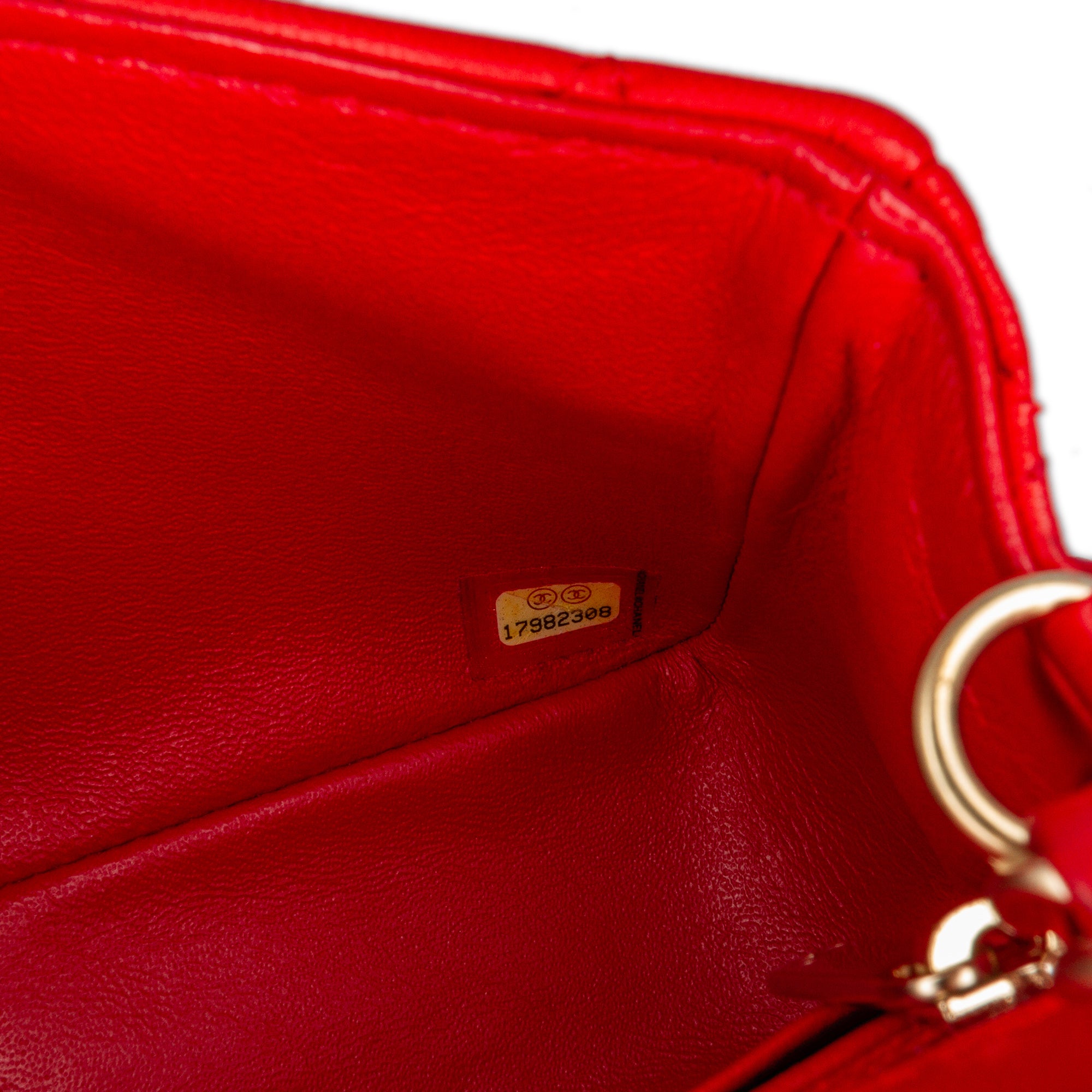 Mini Rectangular Classic Lambskin Single Flap