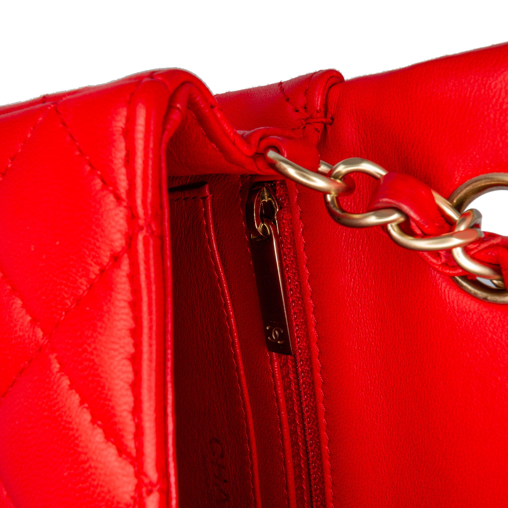 Mini Rectangular Classic Lambskin Single Flap