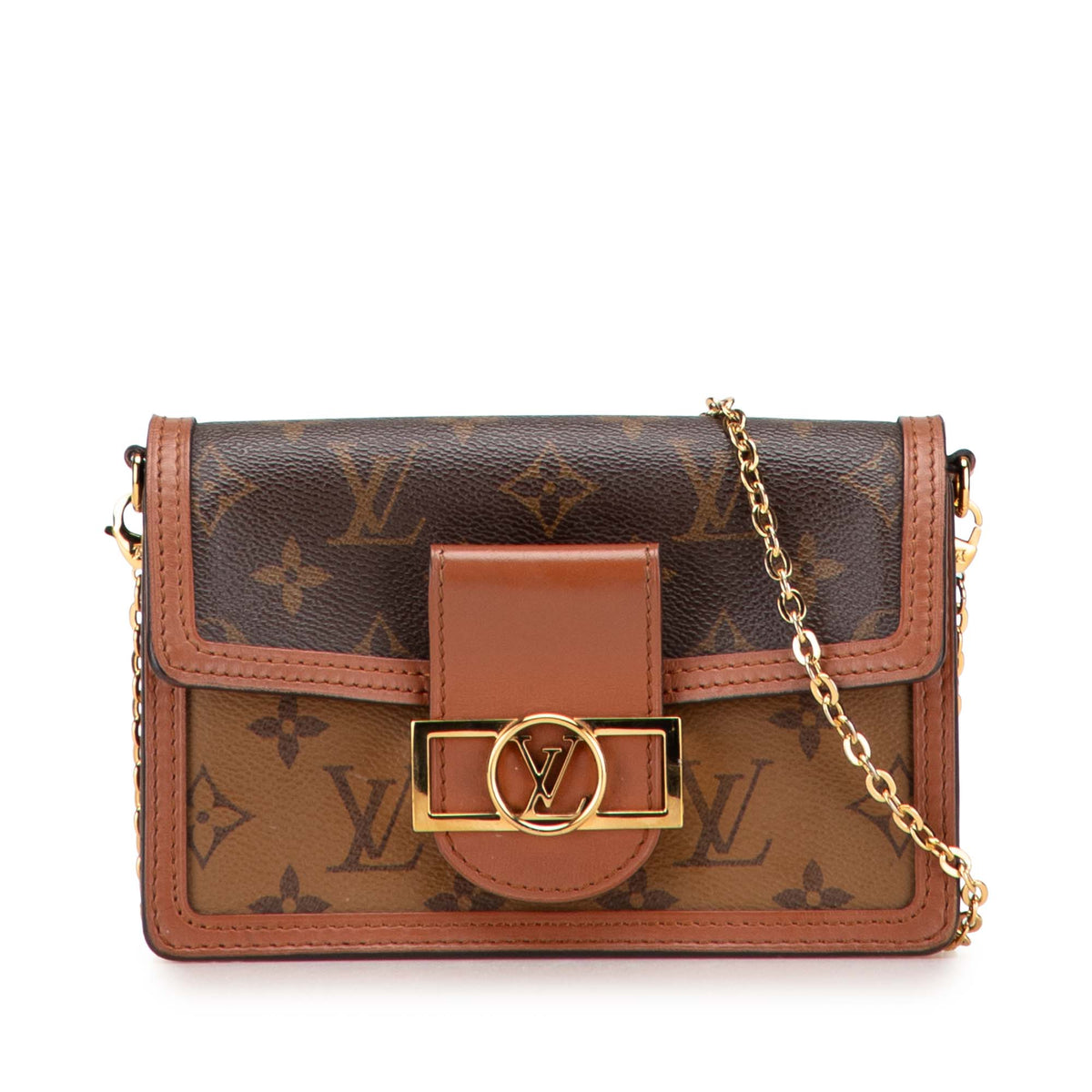 Monogram Reverse Dauphine Wallet on Chain