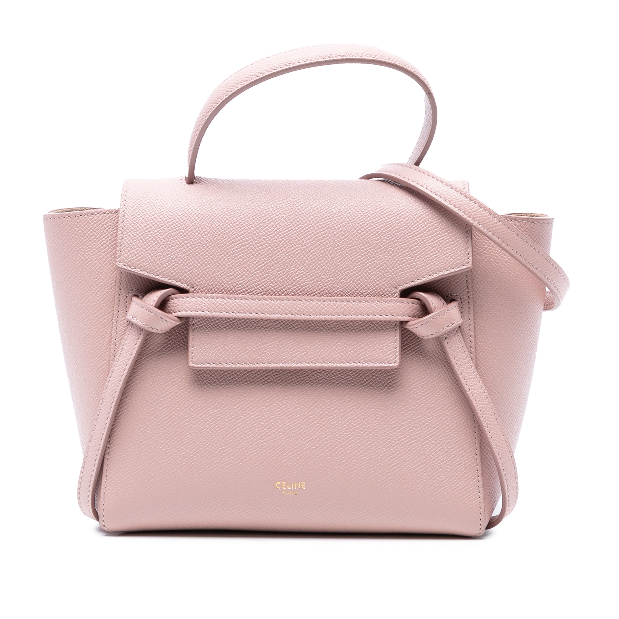 Nano Grained Calfskin Belt Bag