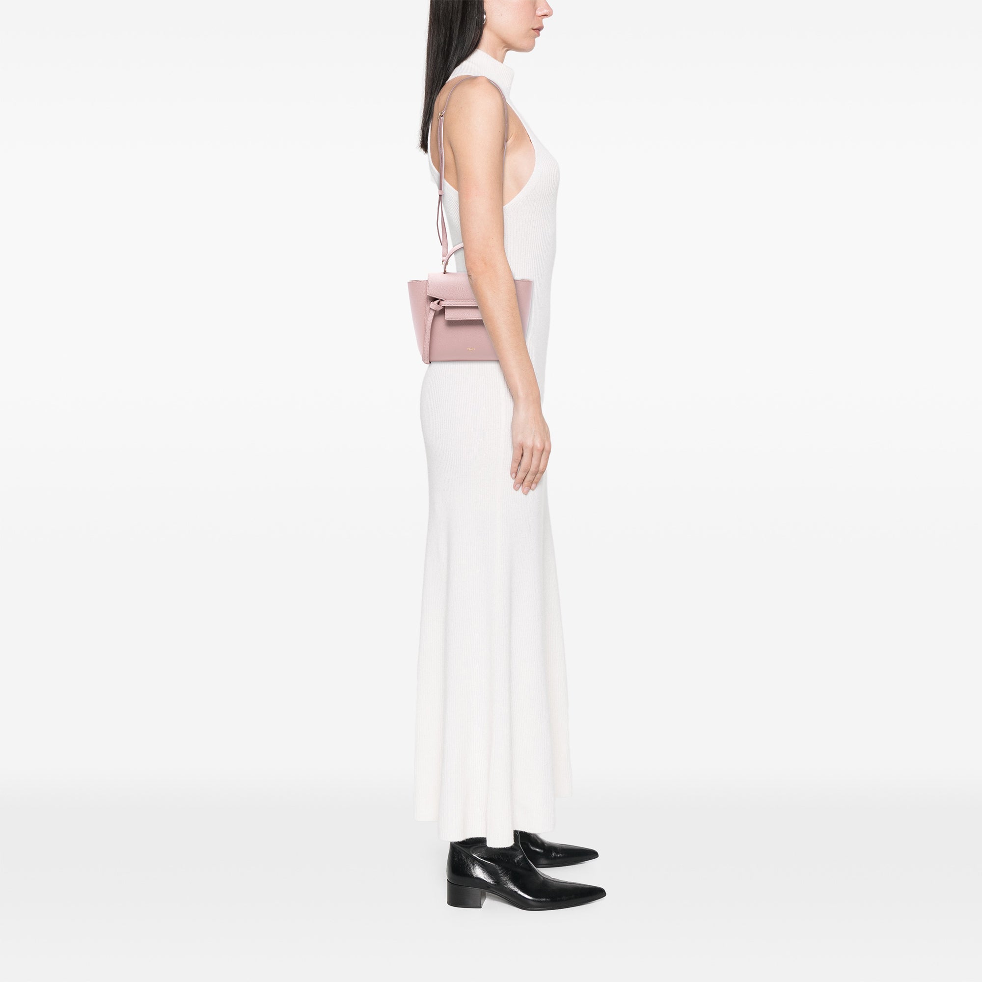 Nano Grained Calfskin Belt Bag