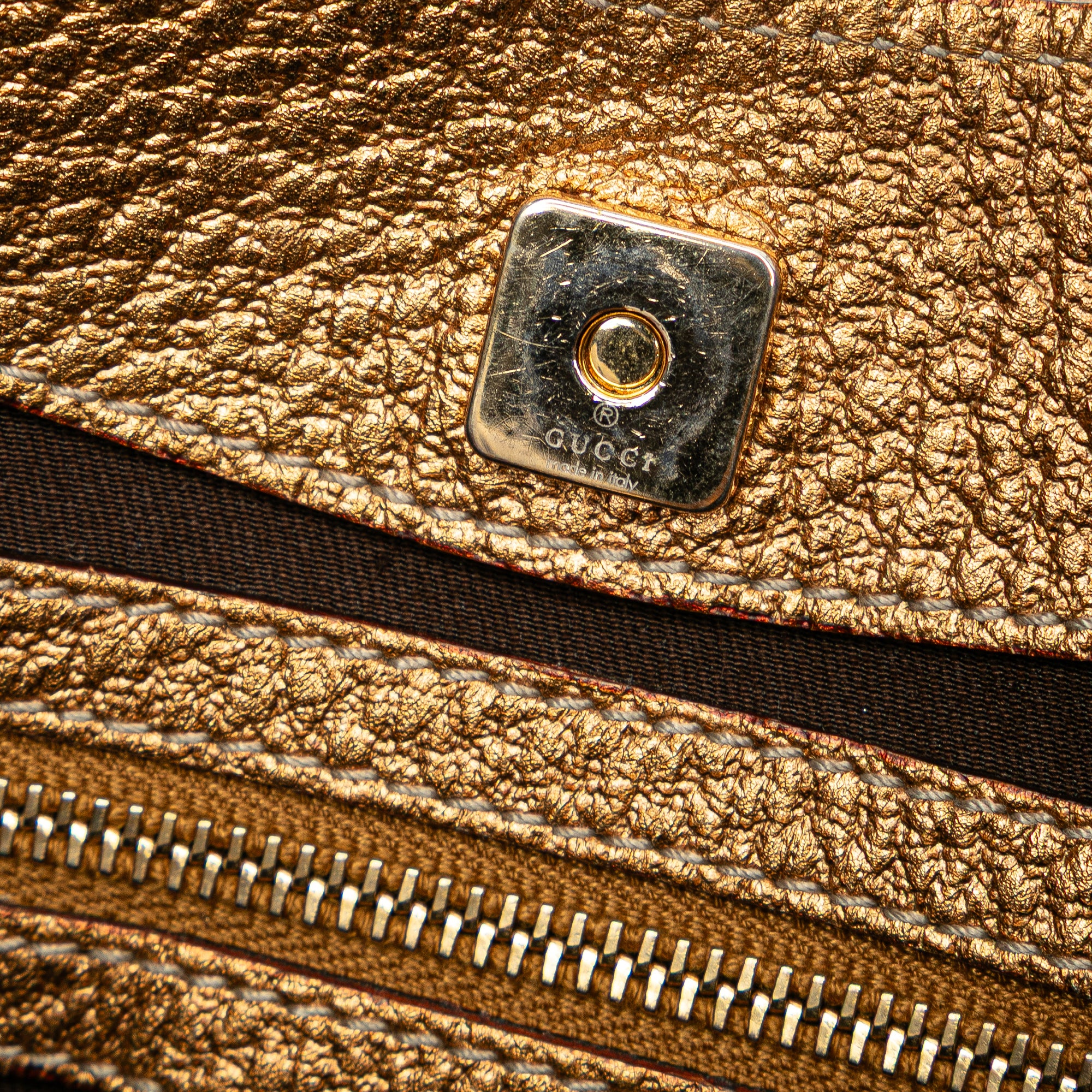 Grained Calfskin Hasler Hobo