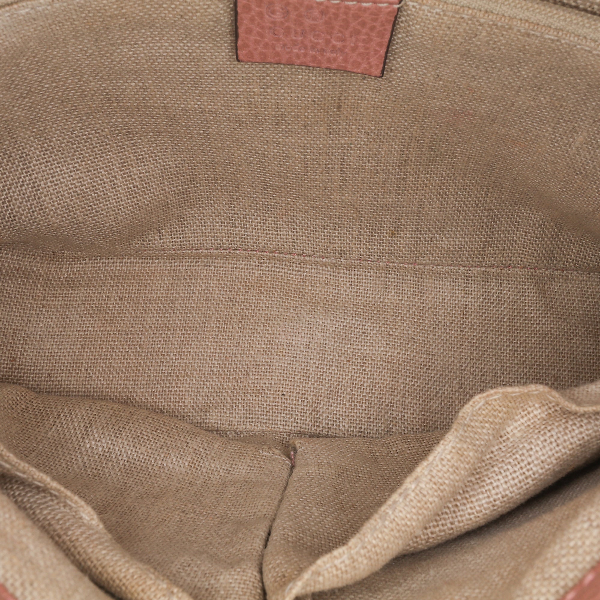 Small Dollar Calfskin Interlocking G Satchel