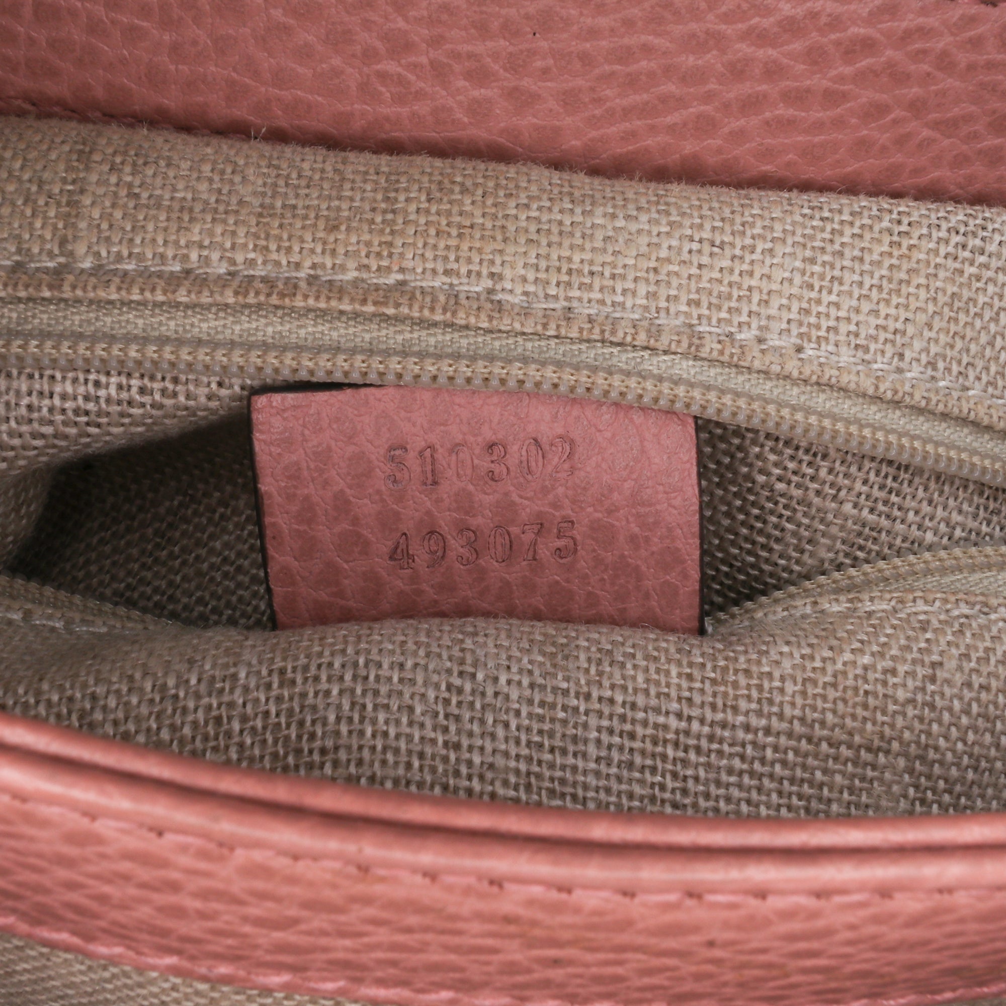 Small Dollar Calfskin Interlocking G Satchel