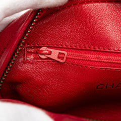 CC Lambskin Tassel Oval Camera Bag
