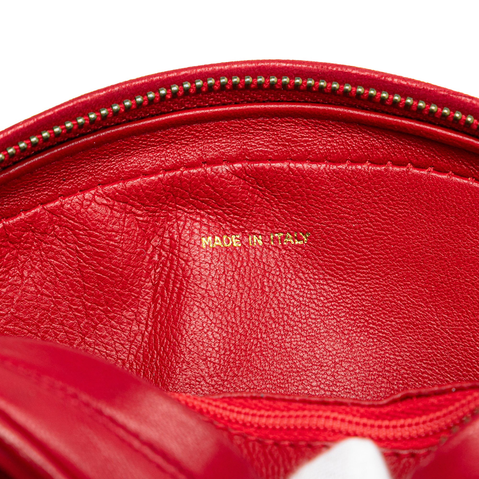 CC Lambskin Tassel Oval Camera Bag