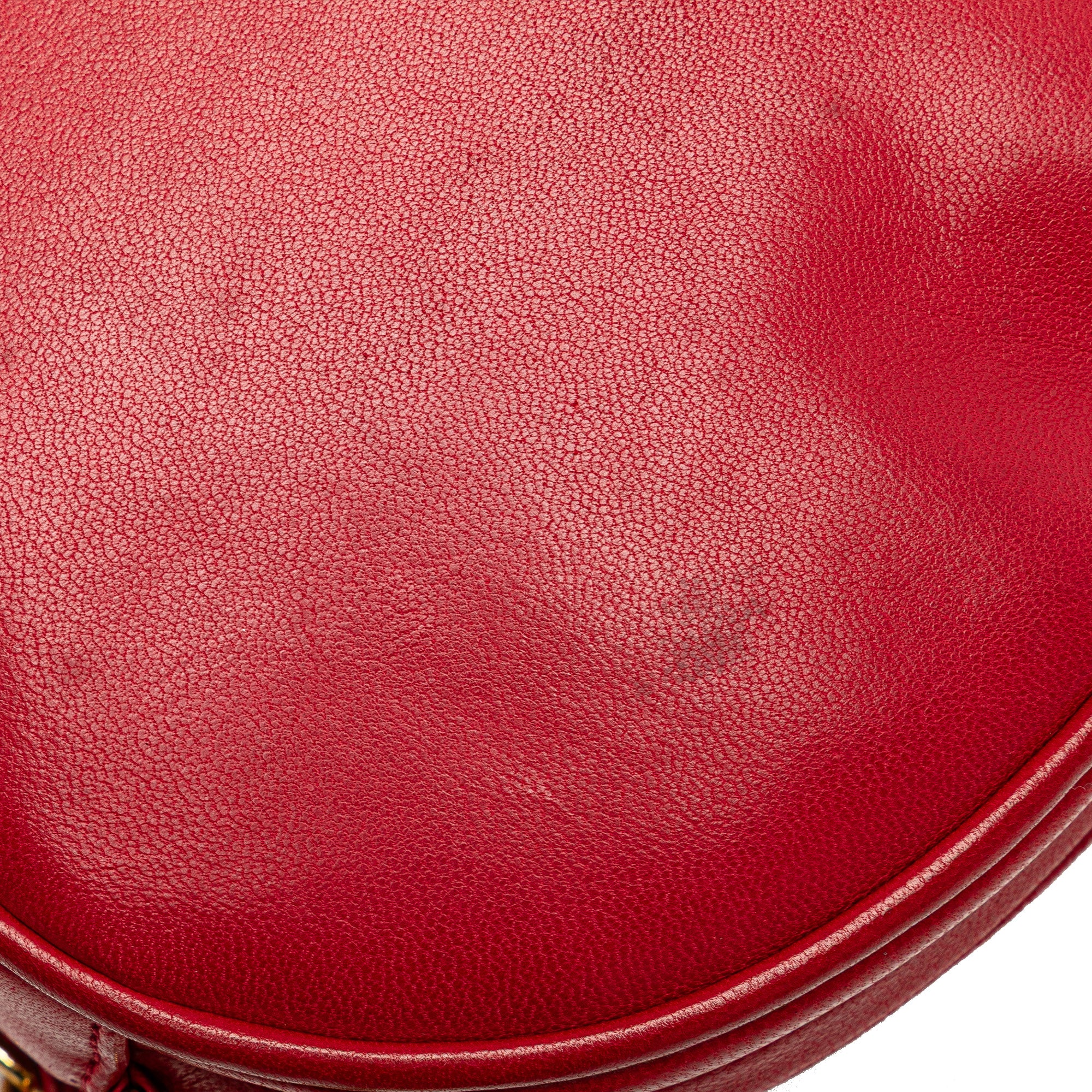 CC Lambskin Tassel Oval Camera Bag