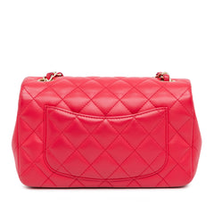 Mini Rectangular Classic Lambskin Single Flap