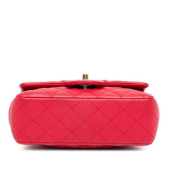 Mini Rectangular Classic Lambskin Single Flap