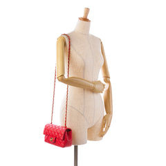 Mini Rectangular Classic Lambskin Single Flap