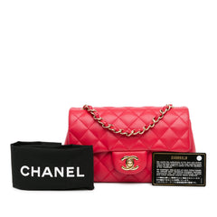 Mini Rectangular Classic Lambskin Single Flap