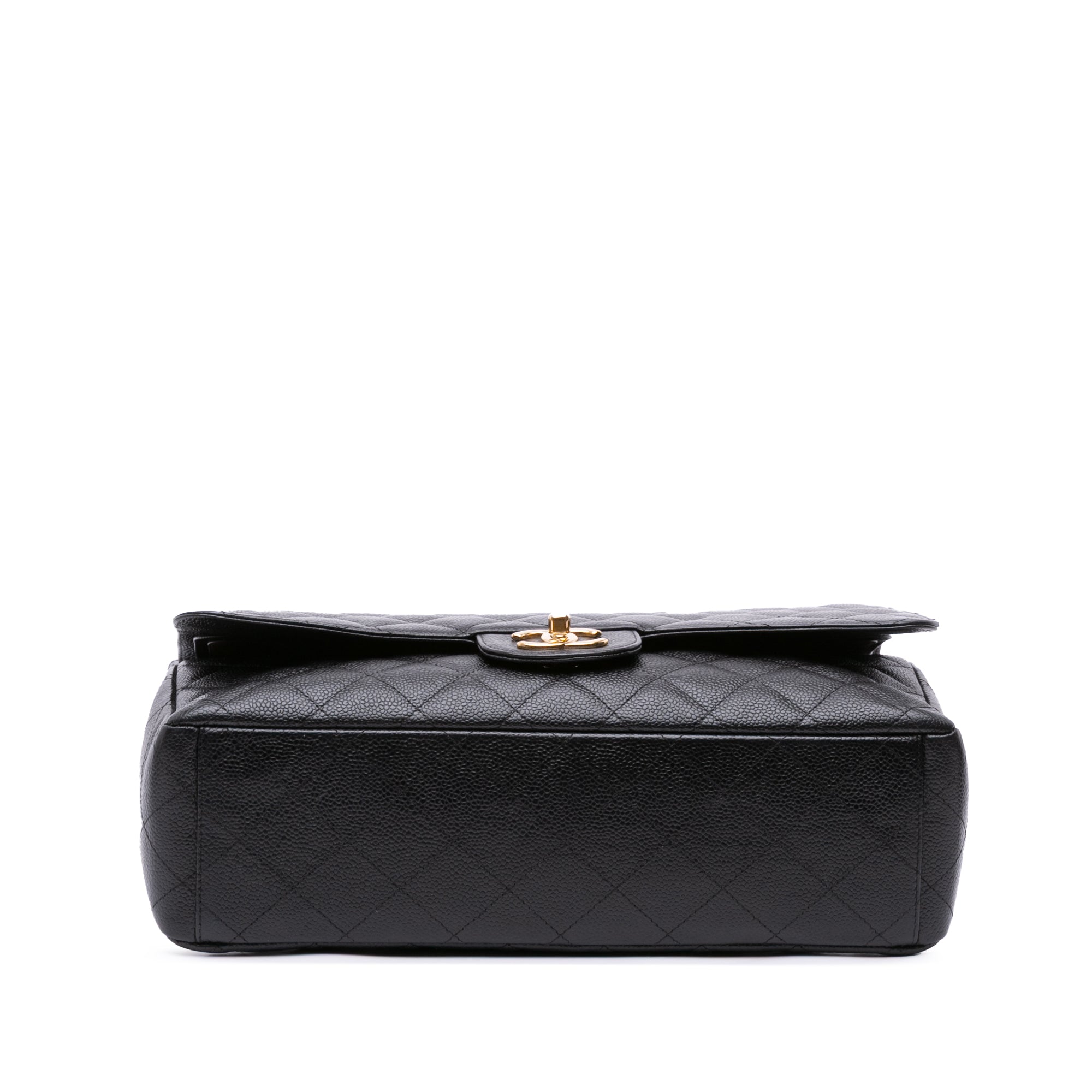 Maxi Classic Caviar Double Flap
