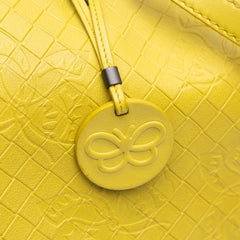 Leather Intrecciomirage Butterfly Tote