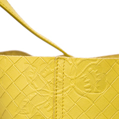 Leather Intrecciomirage Butterfly Tote