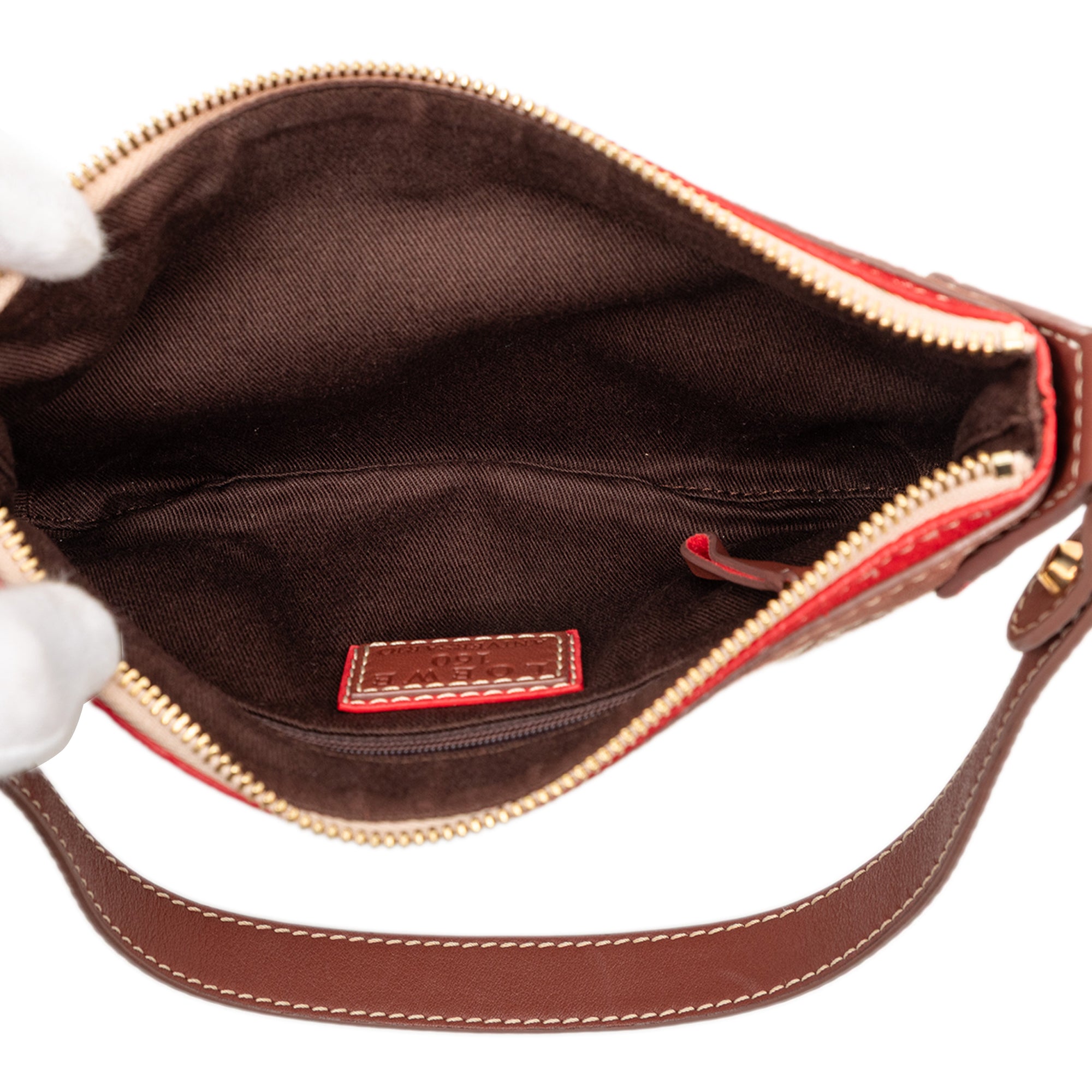 160th Anniversary Suede Trimmed Canvas Shoulder Bag