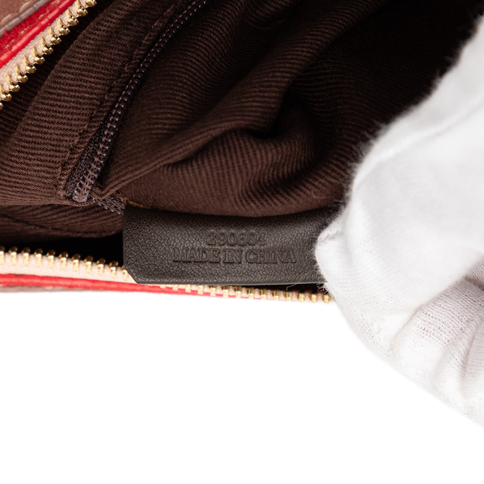 160th Anniversary Suede Trimmed Canvas Shoulder Bag