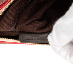 160th Anniversary Suede Trimmed Canvas Shoulder Bag