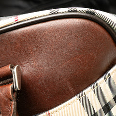 House Check Canvas Handbag