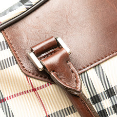 House Check Canvas Handbag