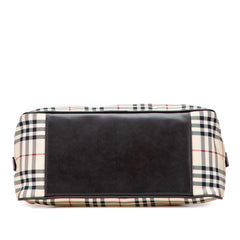 House Check Canvas Handbag