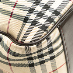 House Check Canvas Handbag