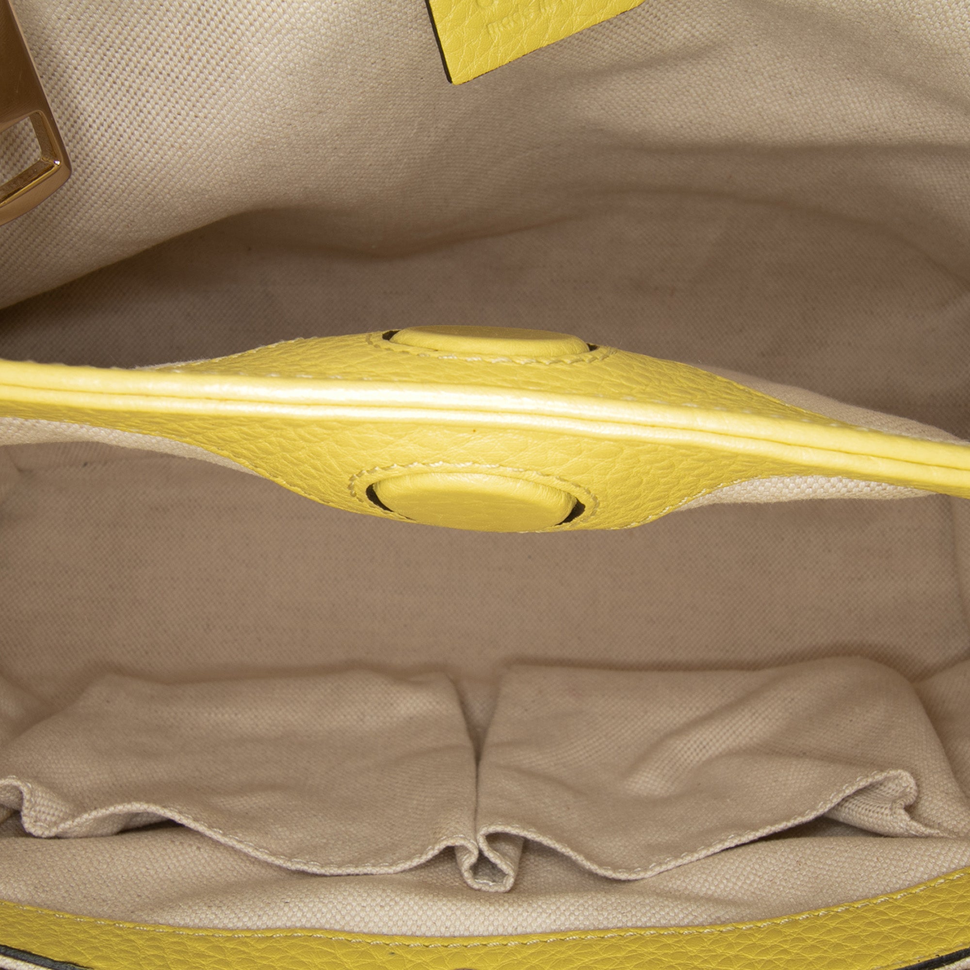 Small Calfskin Bamboo Shopper Satchel