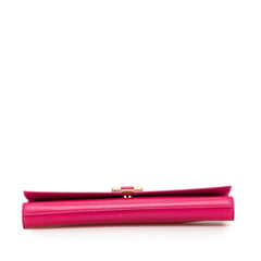 Leather Chyc Ligne Clutch